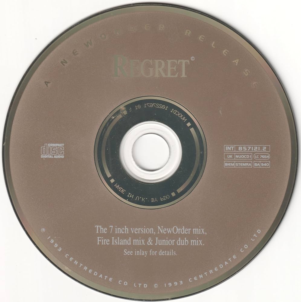 New Order (Uk Manchester Group) - New Order - Regret - [CDS